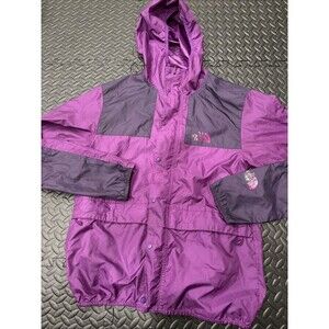 Vtg The North Face Windbreaker Wind Jacket Full Zip Purple Men Sz Small Anorak